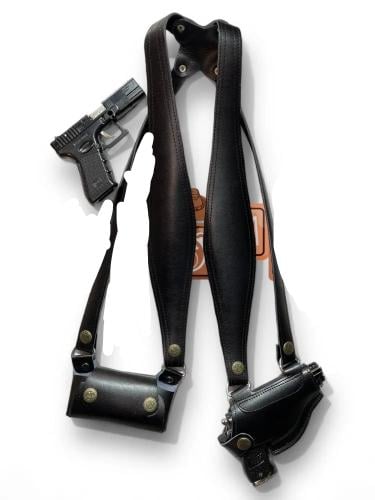 جراب مسدس نص جهتين جلد