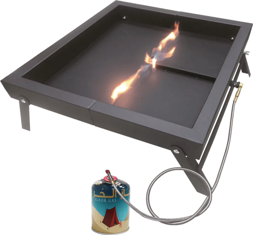 موقد التخييم والرحلات 3 في 1 مع جراب