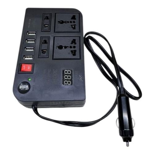 محول الطاقة من 12 فولت إلى 220 فولت 300 واط