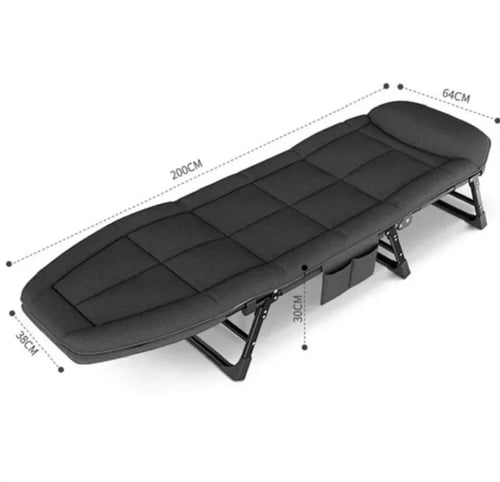 سرير رحلات ناعم قابل للطي بمخدة