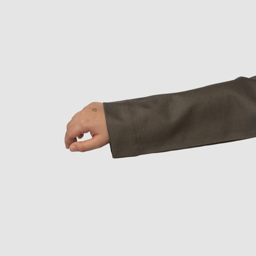 ثوب شتوي رمادي خلية سحاب مخفي: أطفال