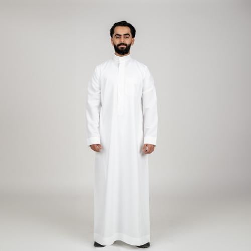 ثوب الأصيل رجالي: سحاب (ساده)