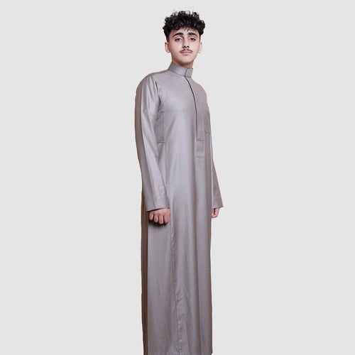 ثوب شتوي ذهبي سحاب مخفي: شبابي