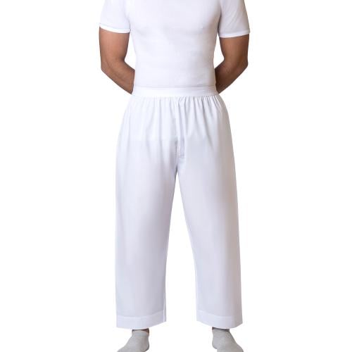 سروال طويل بمغاط مرن: رجالي R