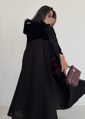 عباية غلا ( مخمل ، كتان )