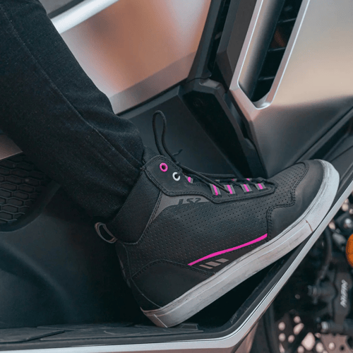 حذاء LS2 ZOE للرجال - أسود/أحمر