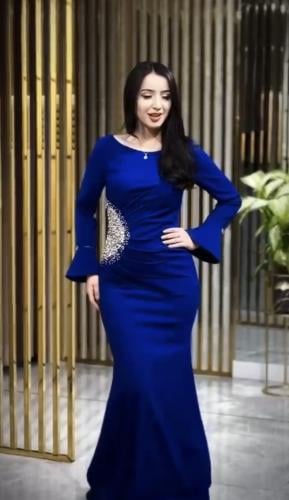 فستان باكمام