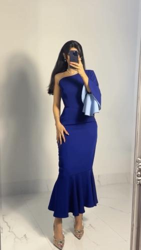 فستان لكرا استرتش