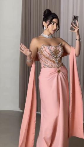 فستان تطريز انيق