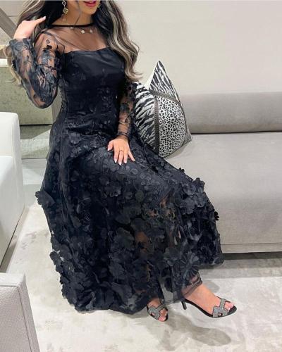 فستان اسود جذاب