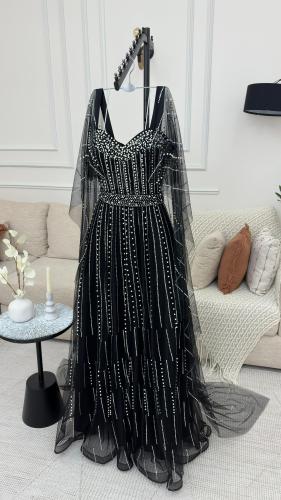 فستان خامه تل فصوص ولول