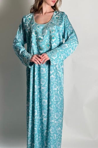 مخور حرير تركواز #547