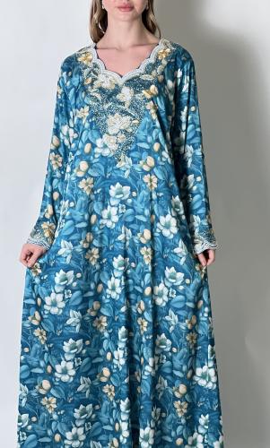 مخور حرير تركواز #565