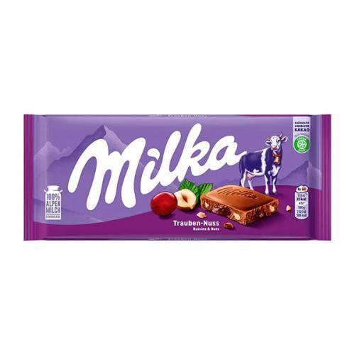 ميلكا زبيب ومكسرات 90 جرام