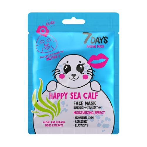 Seventh Dez face mask intensely moisturizes with algae extract and white algae, 28 grams