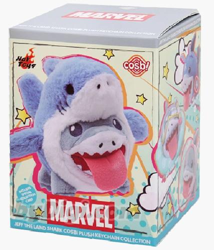 Marvel Jeff the Land Shark Cosbi Plush Keychain -...
