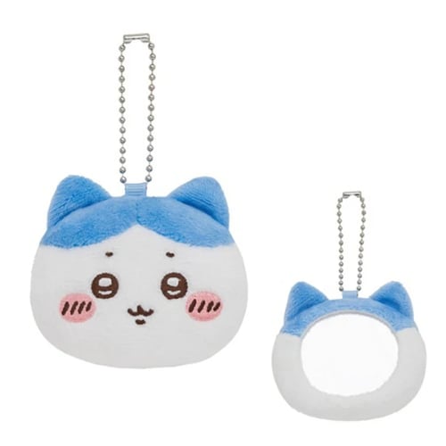 Chiikawa | Chiikawa Face-Shaped Plush Mirror| تعلي...