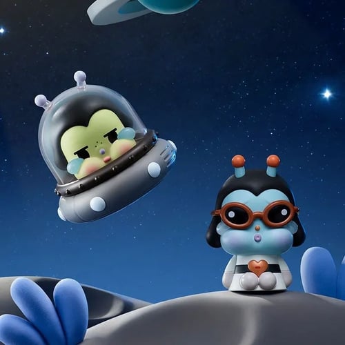 CRYBABY CRYING TO THE MOON-SITTING SERIES FIGURES