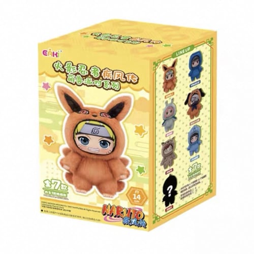 Naruto Beast Party Plush Keychains Single Blind Bo...