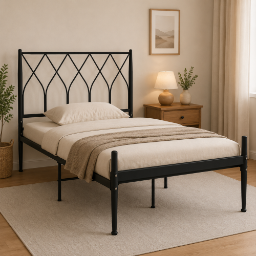 سرير مقاس 190*90 3825 BLACK