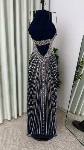 فستان سهره كحلي
