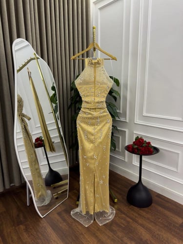 فستان سهره كت مطرز