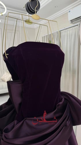 فستان سهره بنفسجي انيق