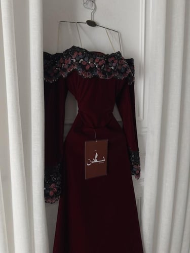 فستان عودي جوخ