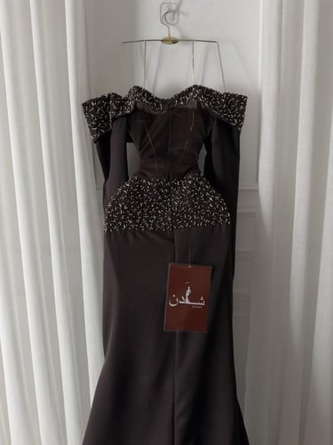 فستان سهره مزين بخرز