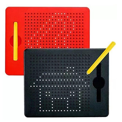 اللوح المغناطيسي للرسم والكتابة مستطيل صغير