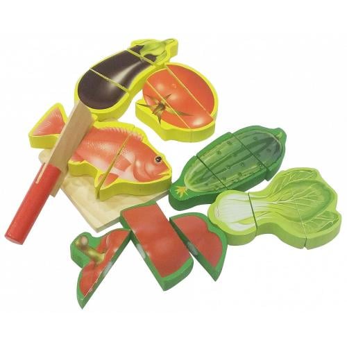 تقطيع الخضروات والاسماك