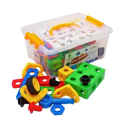 صندوق لضم تركيبات 85 قطعة +3 سنوات