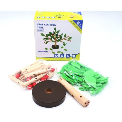 قطع شجرة مع الاوراق