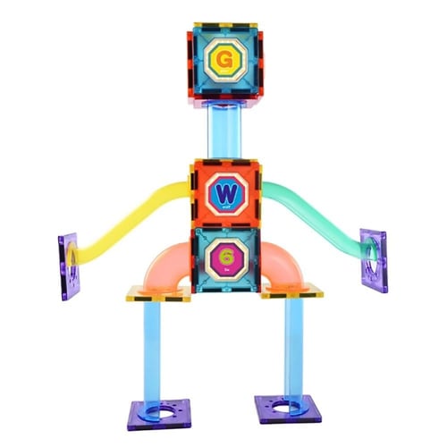 العاب المغناطيس انابيب والتتبع البصري 110 قطعة