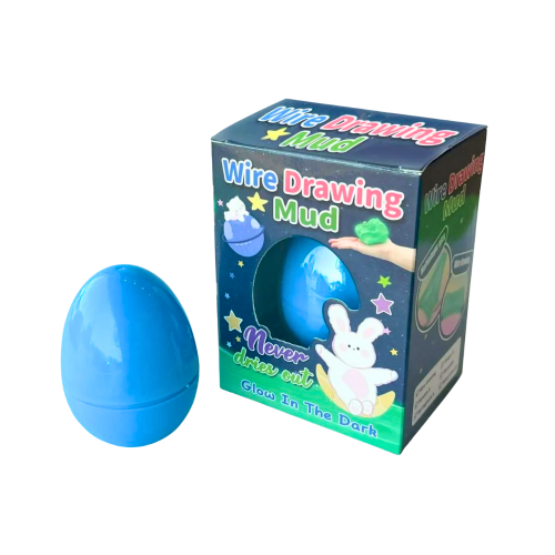 صلصال يتلألأ في الظلام - باللون الأزرق