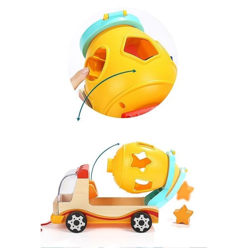 سيارة الأشكال - شكل خلاط أسمنت