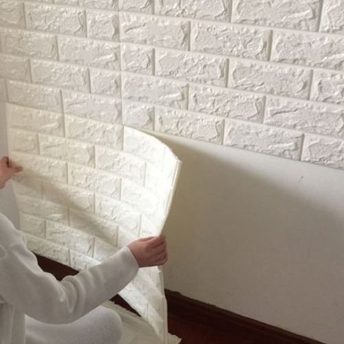 امان حائط بلون الأبيض - ديكور حائط