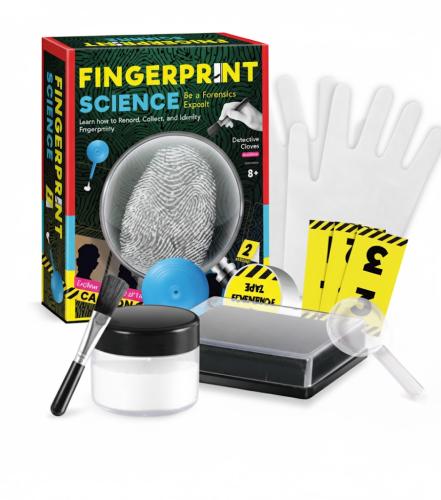 تجربة علم البصمات الجنائي للأعمار 8+