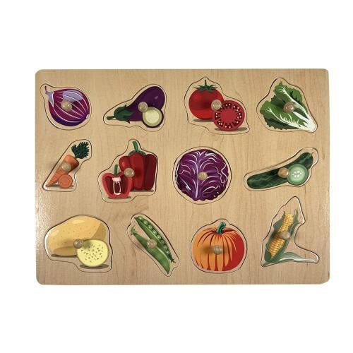 لوحة تطابق الخضروات