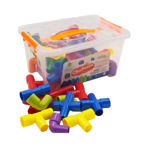 صندوق لضم انابيب (تريكي) 50 قطعة +3 سنوات