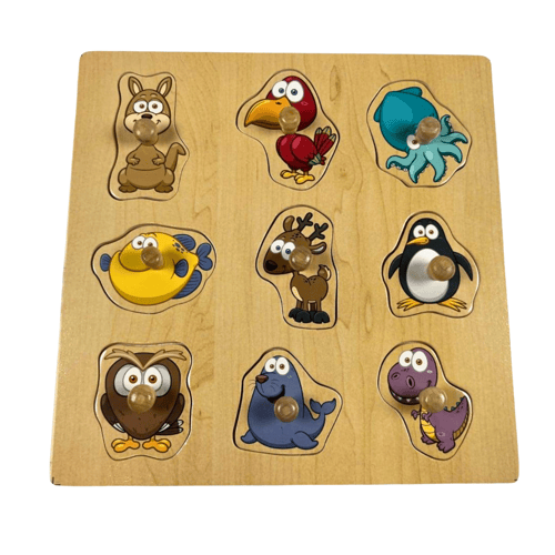 لوحة تطابق الحيوانات البرية والبحرية