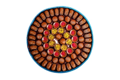 صينيه شوكلت ( 2) متنوع الحشوات مكشوف Chocolate tra...