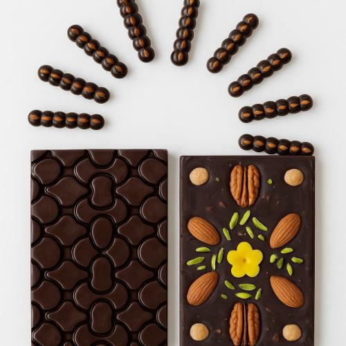 شوكلت دارك بار مكسرات Chocolate Dark Bar Nuts
