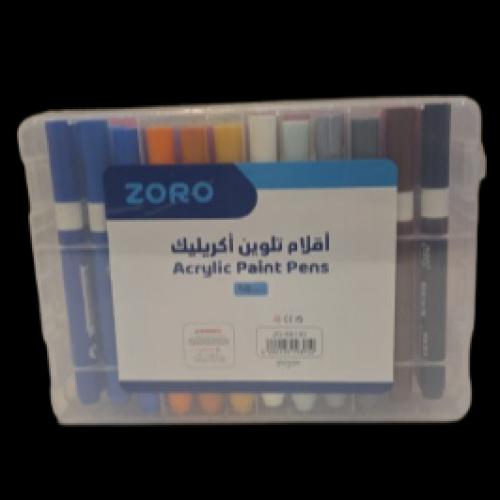 بكت أقلام تلوين اكريليك 48 حبة ZORO