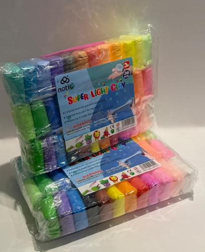 ًصلصال فوم 36 لون مع الادوات