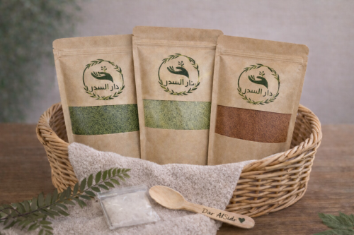 بكج اسرار الجدات (حناء عضوي +سدر عضوي+مشاط)