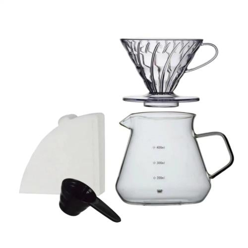 مجموعة هول بين للتقطير | V60 Coffee Dripper Set 01