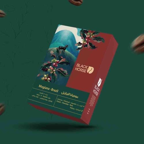 5 أظرف قهوة الخيل الأسود موجيانا البرازيل مجففة