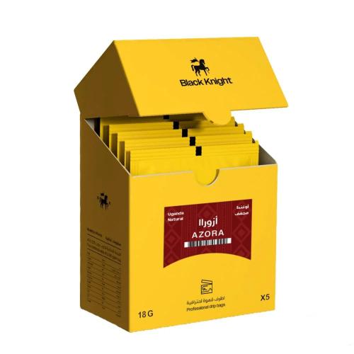 الفارس الأسود - 5 أظرف قهوة, أزوراا أوغندا