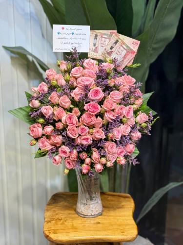 فازة بريق الورد